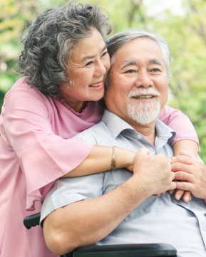 elderly couple